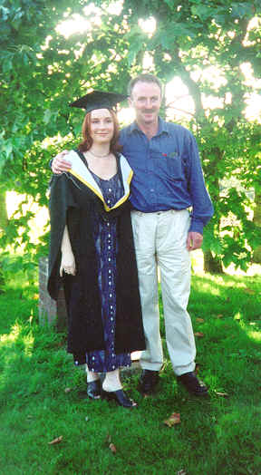 My graduation, 1998